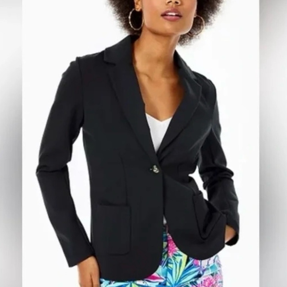 NWT LILLY PULITZER Braylee onyx blazer size S NWT
